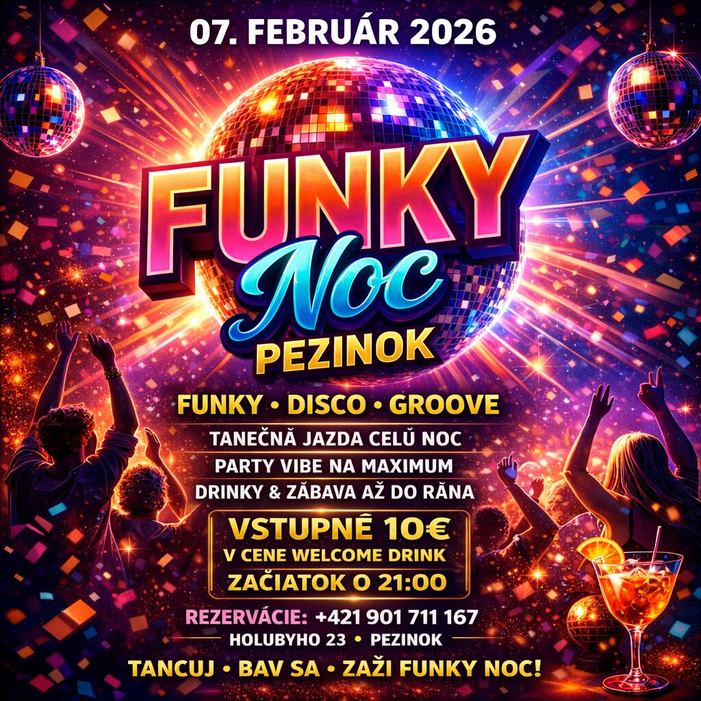 FUNKY NOC v H23 – plagát